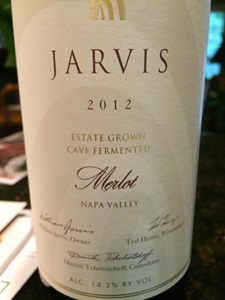 Jarvis Merlot 2012